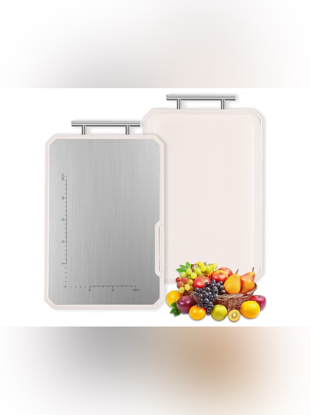 Multifunctional Titanium Cutting Board Double Sided Brand New